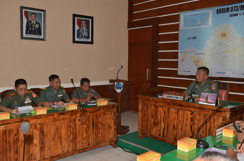 Sidang Pankar Pama jajaran Korem 073/Mkt